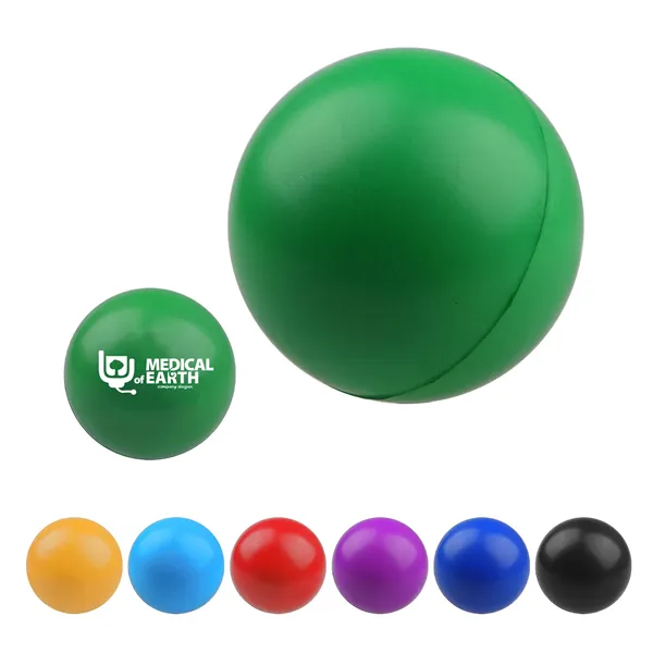 2.76" Dia Round Foam Stress Ball