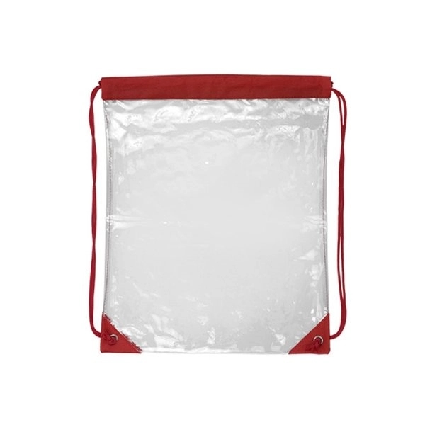 Clear Drawstring Backpack 1