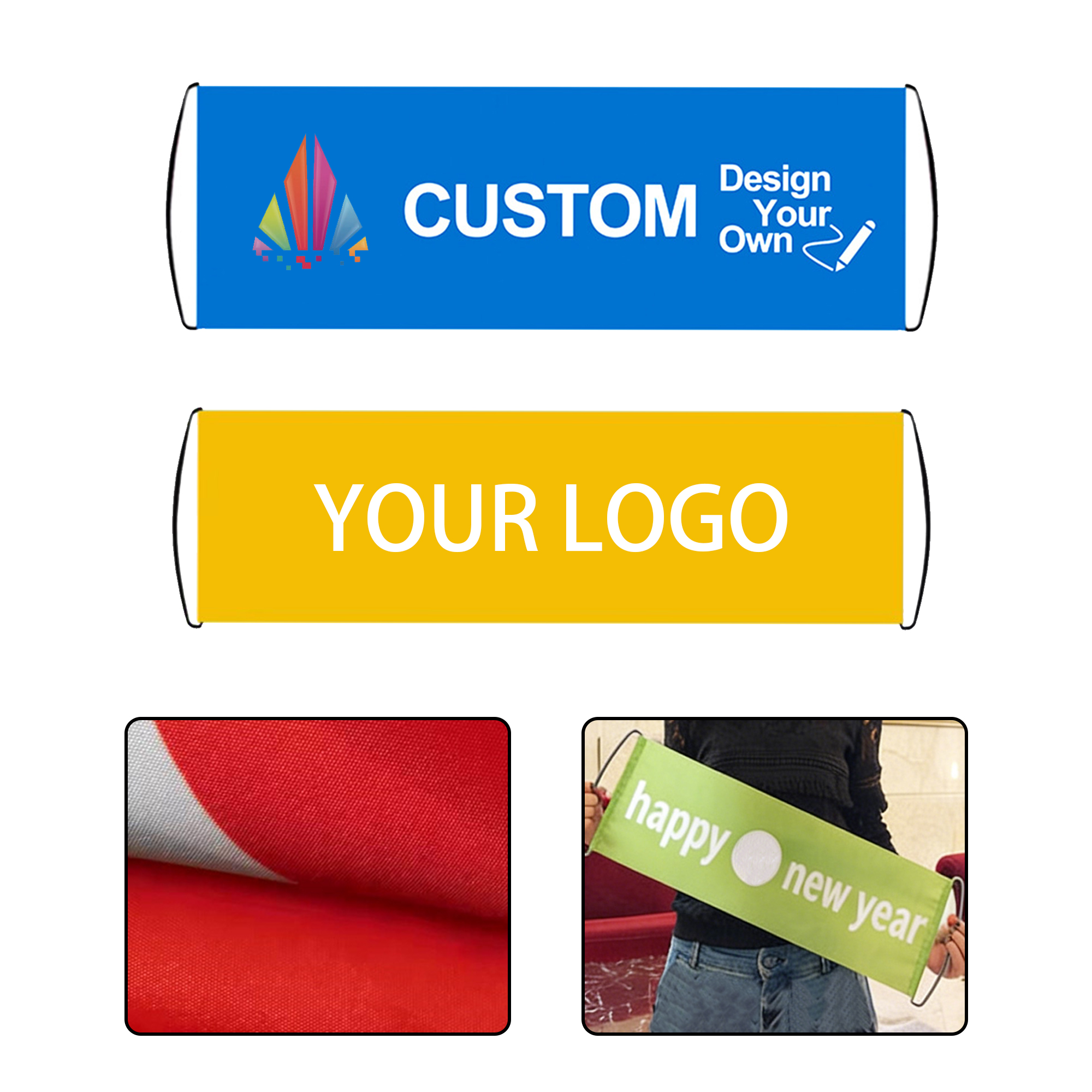 Portable Hand-Rolled Banner Stand 2