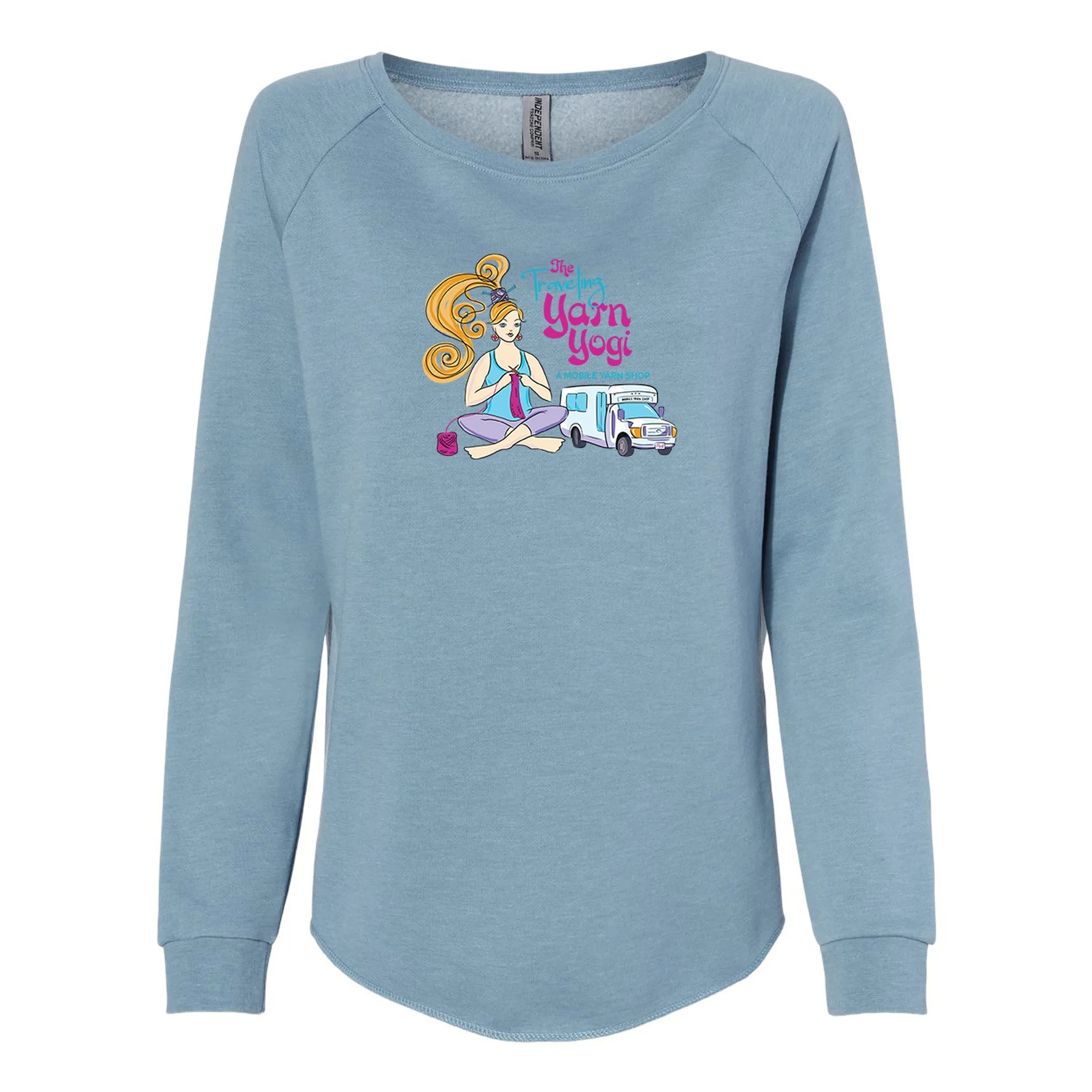 Independent Trading Women's California Wave Wash Crew 2