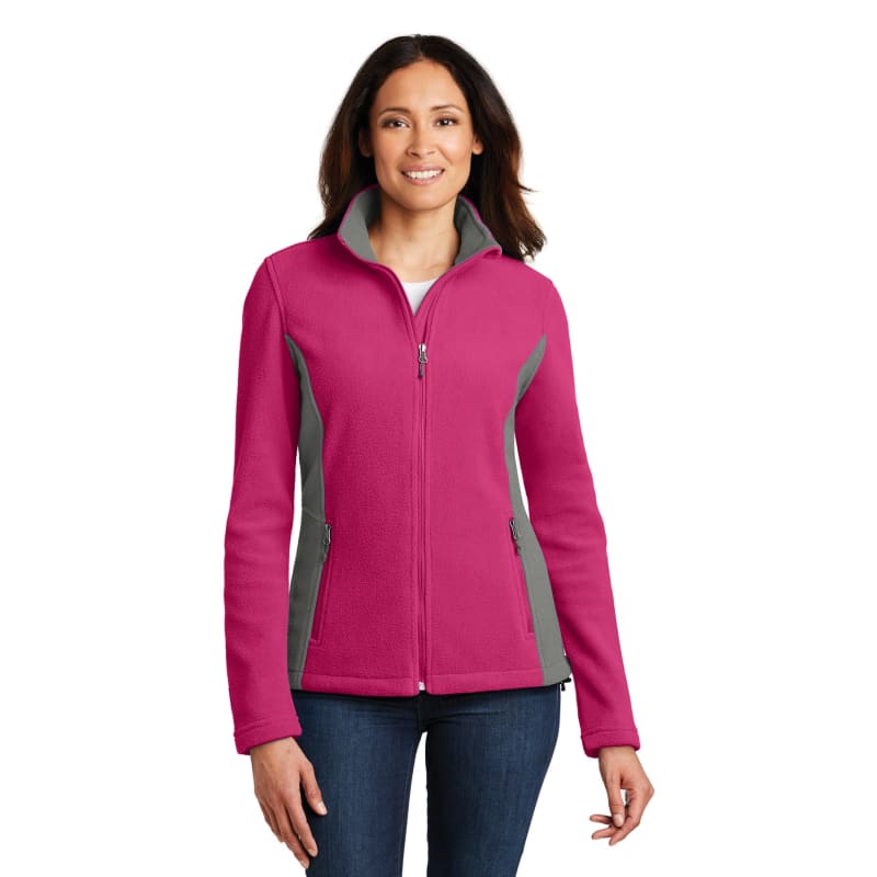 Port Authority Women's Colorblock Value Fleece Jacket. 7