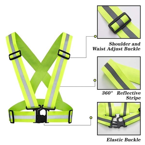 Adjustable Safety Reflective Suspender 3