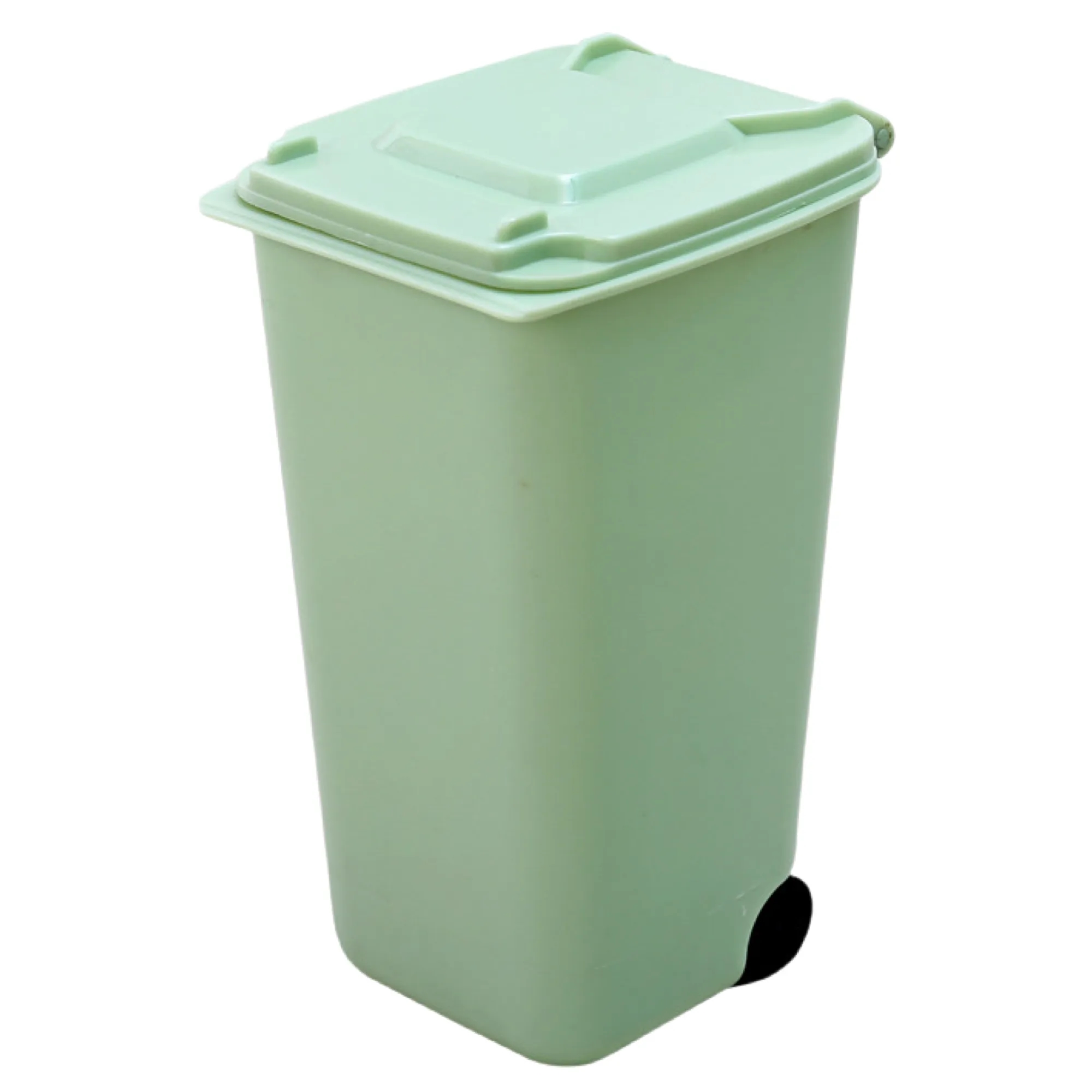 MOQ50 Plastic Mini Desktop Trash Bin Can 4