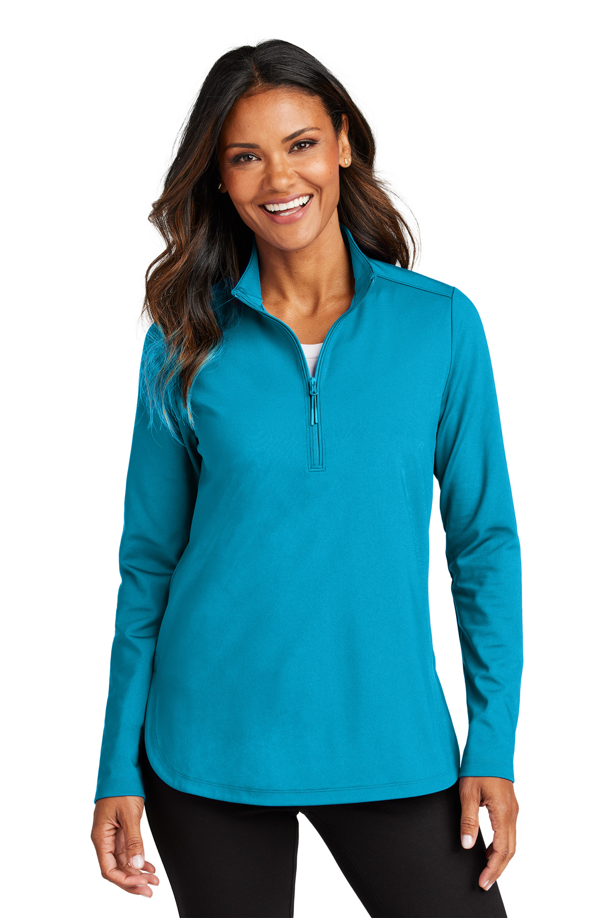Port Authority Women's C-FREE Double Knit 1/4-Zip LK880 23