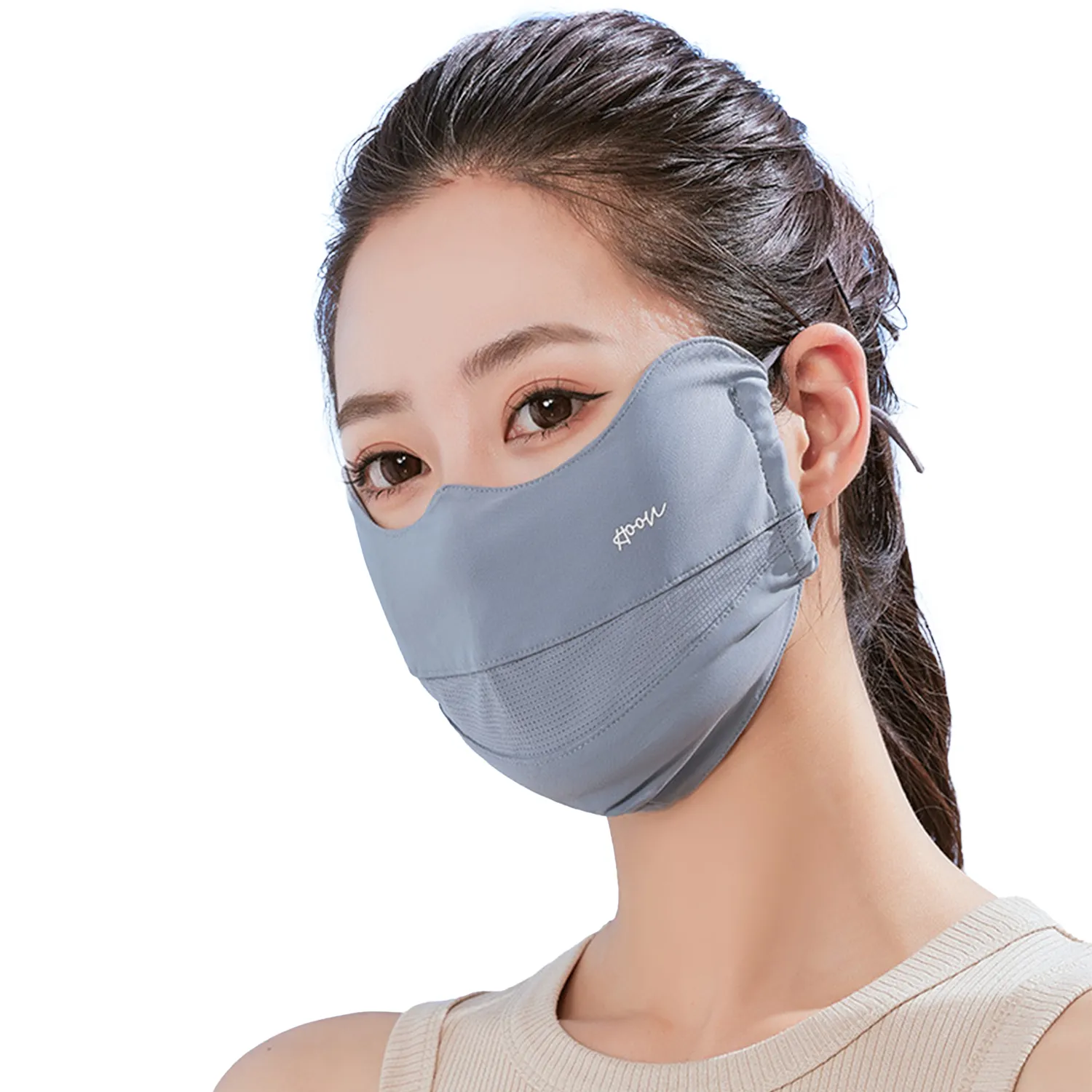 Ice Silk Breathable Sunscreen Mask 5