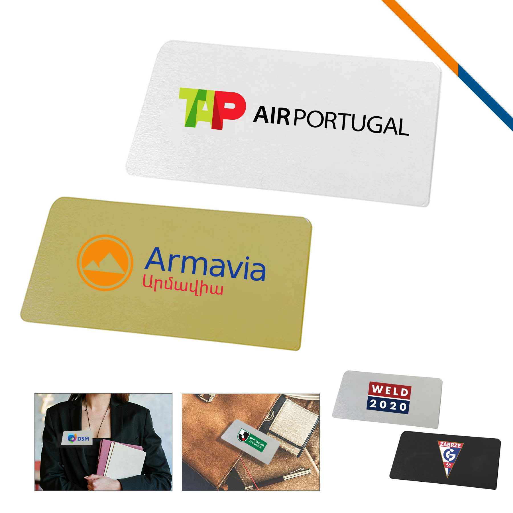 Jorvi Metal Name Badge 2