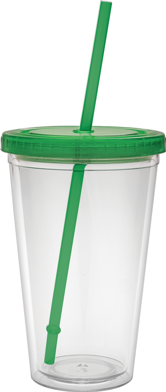 16 oz. Classic Carnival Cup - Color Lid and Straw 62
