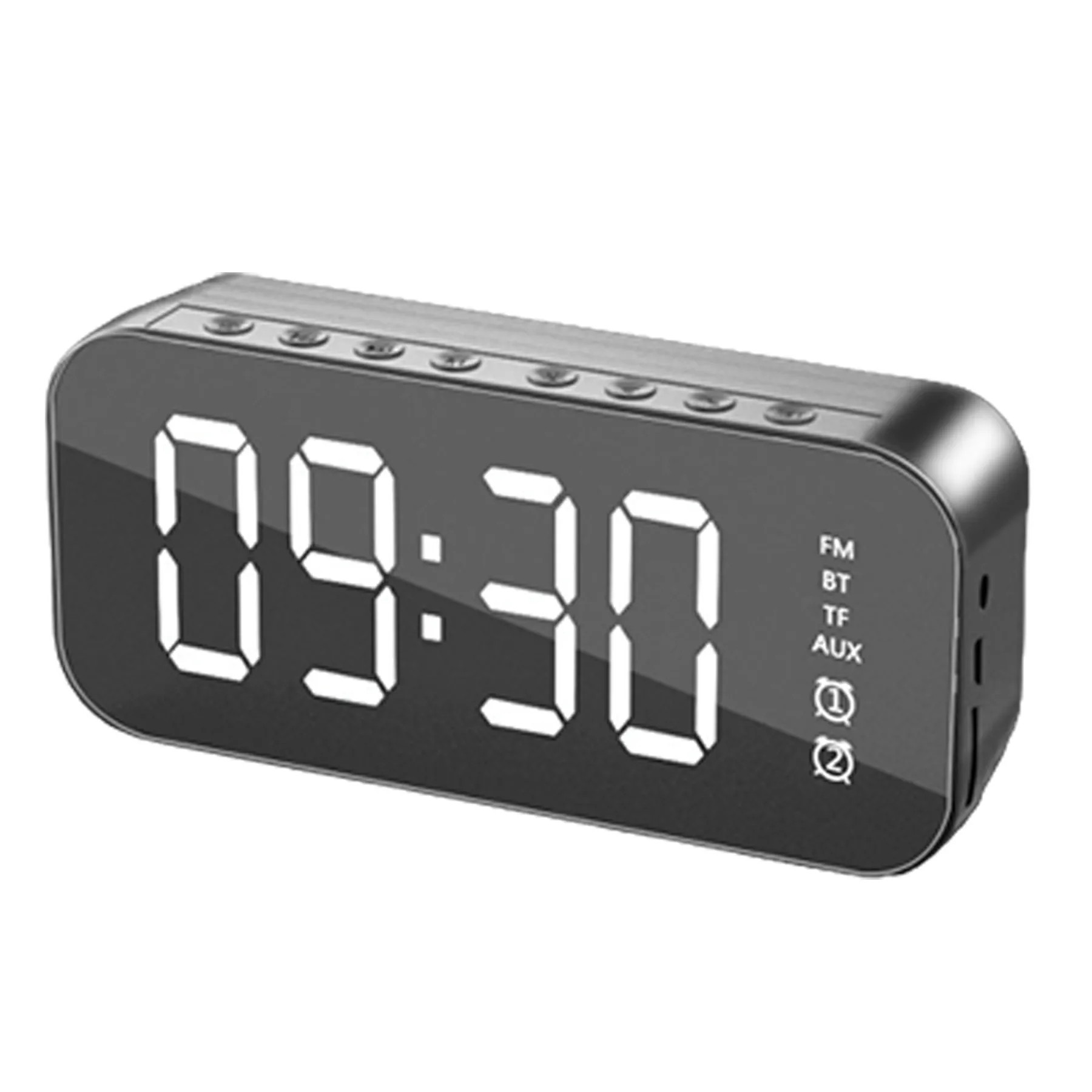 Mirror Wireless Speaker W/ Alarm Clock 4