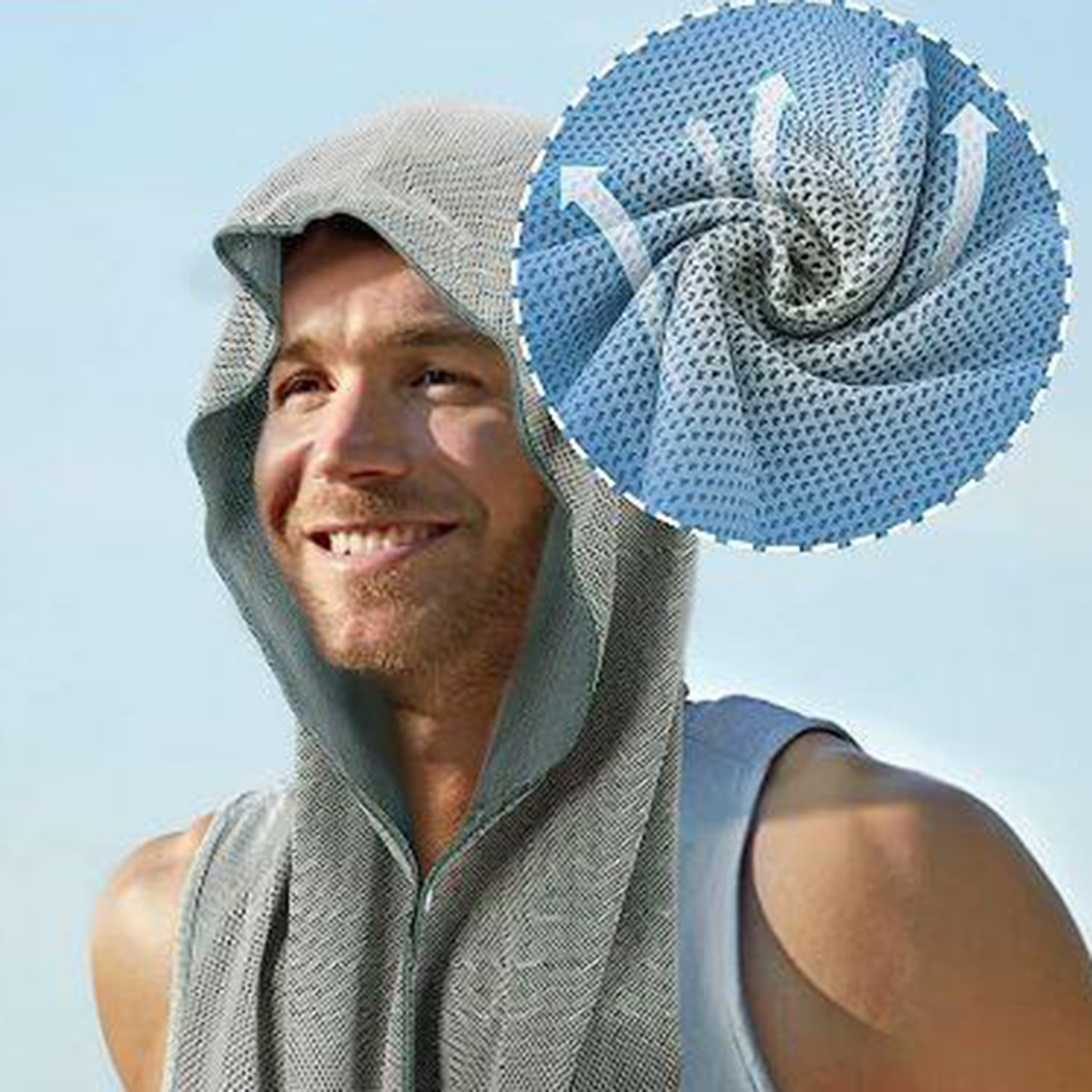U-shaped Cold Hoodie Cooling Towel 5