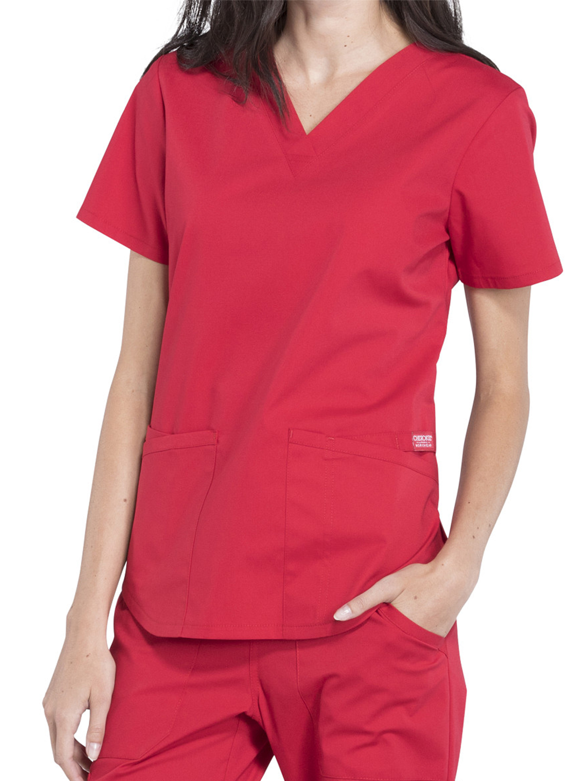 Cherokee - Workwear Professionals - Women's V-Neck Top 37