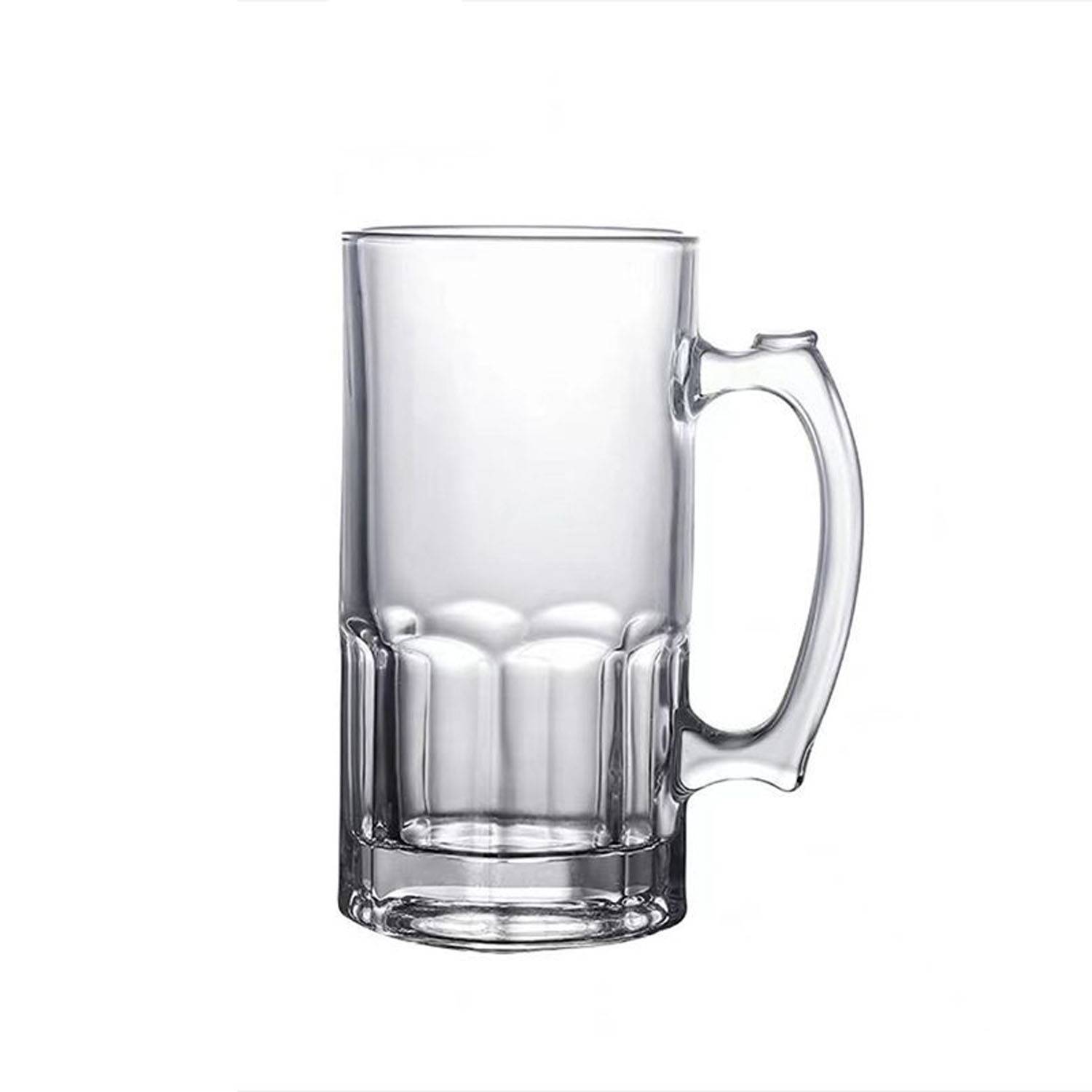 35oz Heavy Large Capacity Clear Glass Beer Mug 5