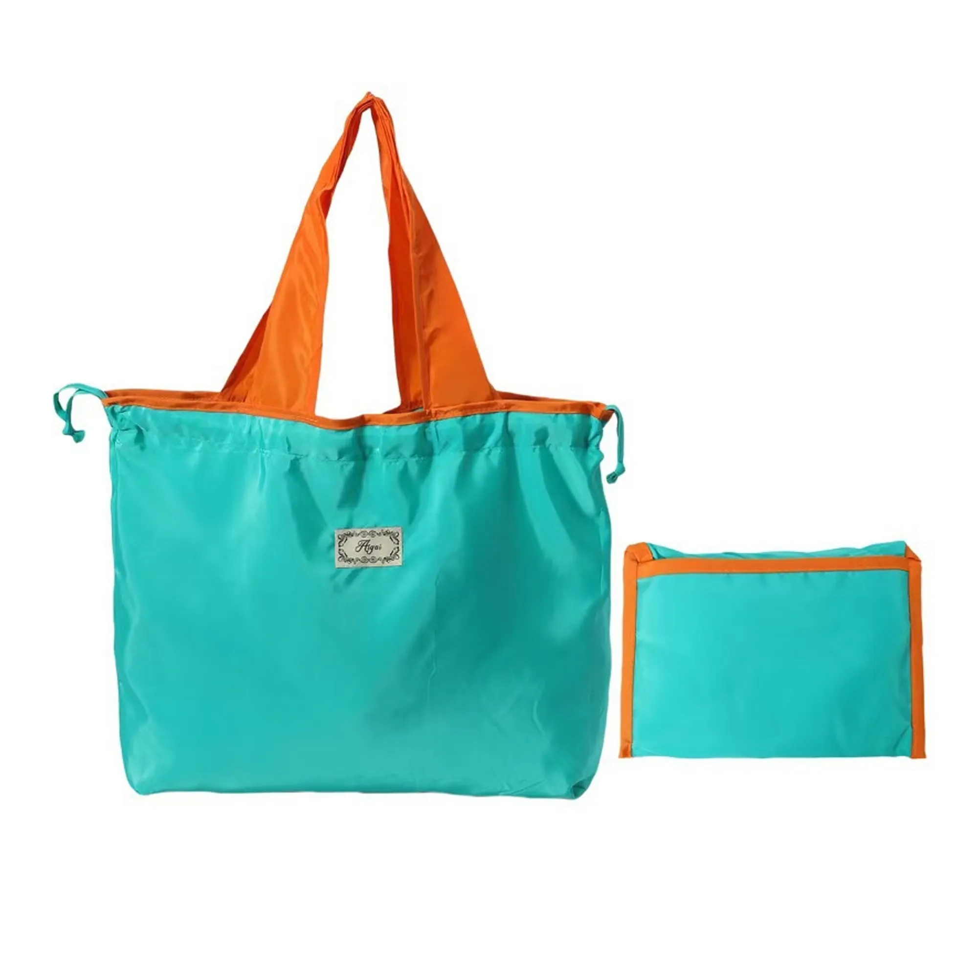 Large Foldable Waterproof Reusable Shopping Tote Bag 7
