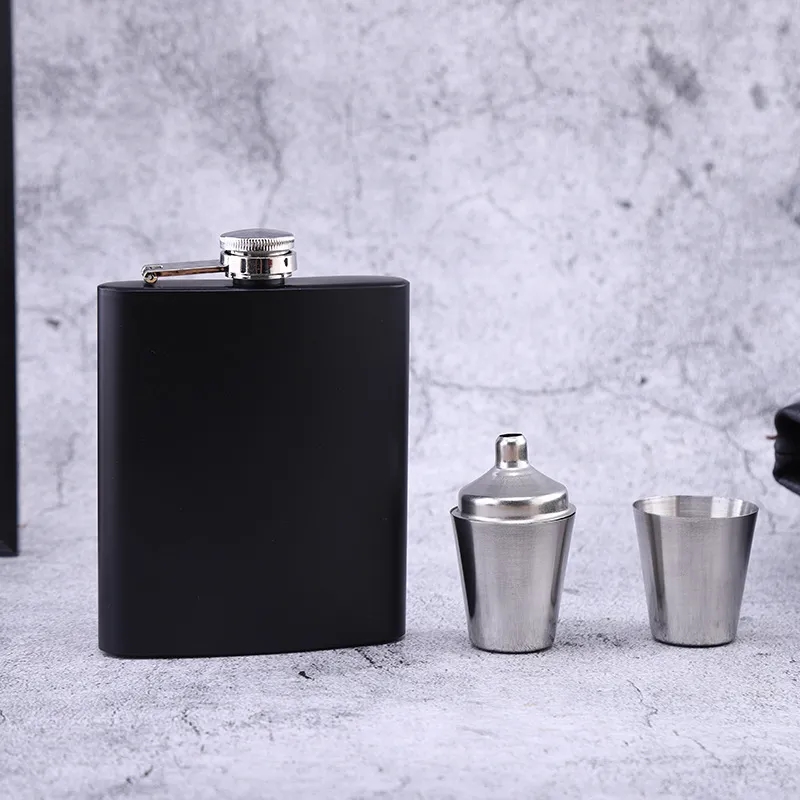 Flask Shot Glass and Funnel Gift Set 2