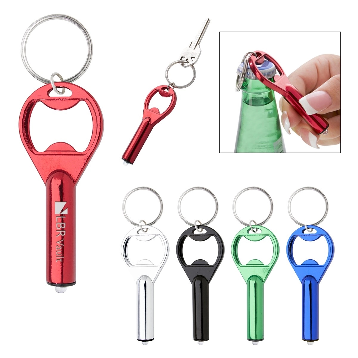 LED Key Tag With Bottle Opener 1