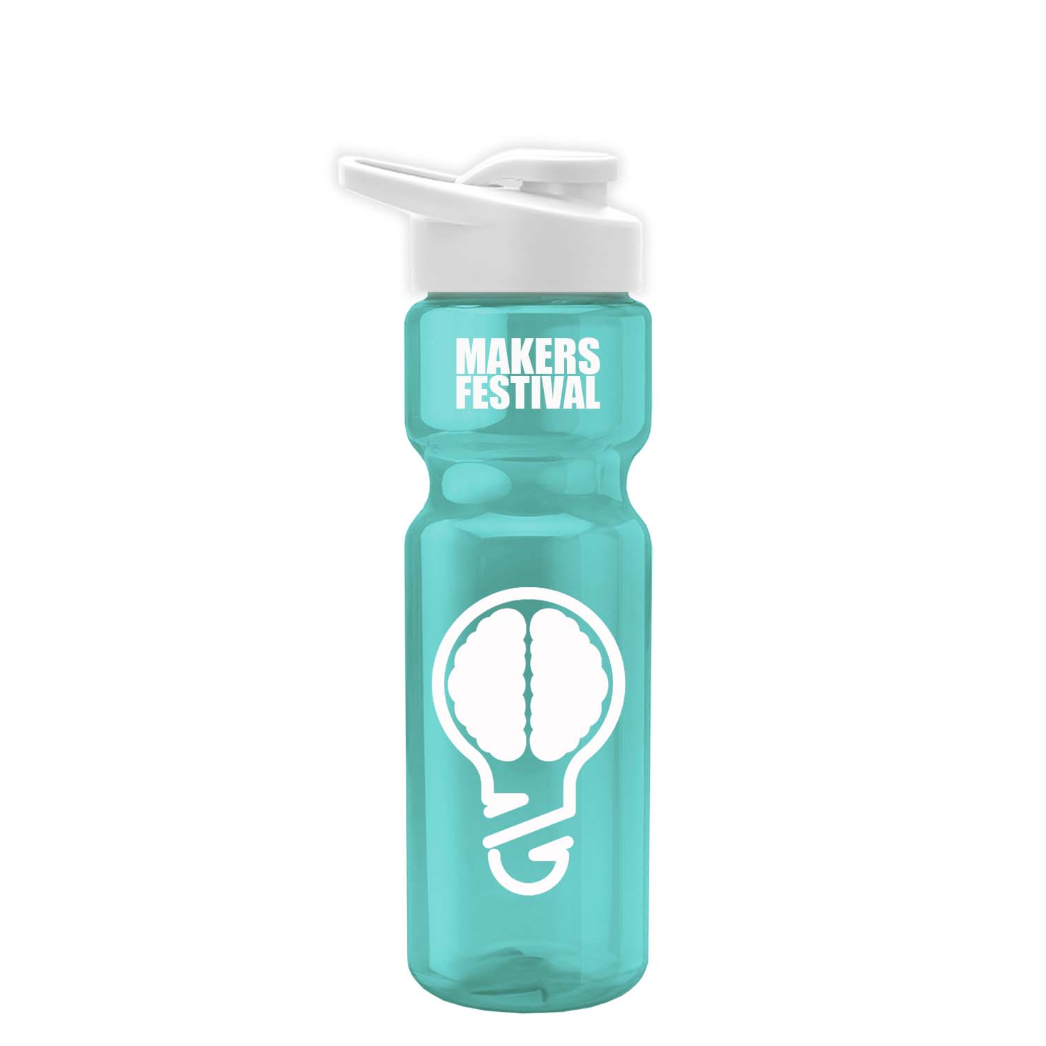 Champion - 28 oz. Transparent Bottle with Drink Thru Lid