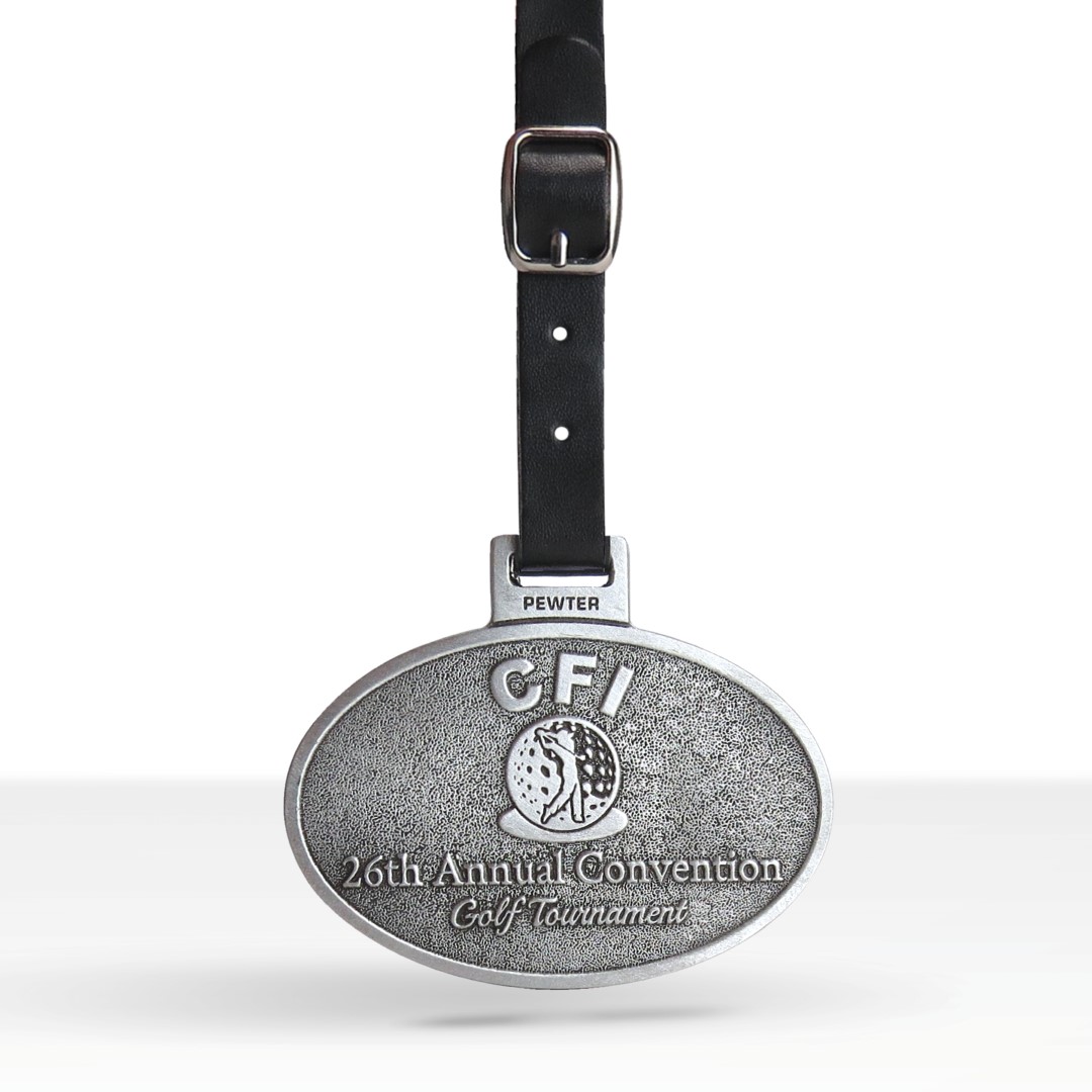 Solid Pewter Golf Tag 1