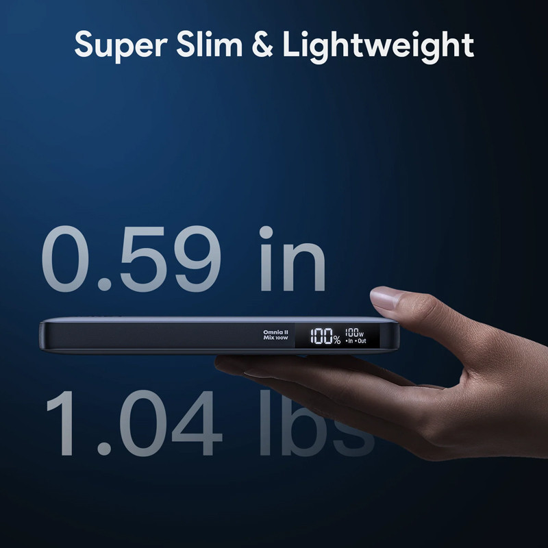 Aukey 100W 20,000 mAh Laptop Power Bank with PD3.0 10