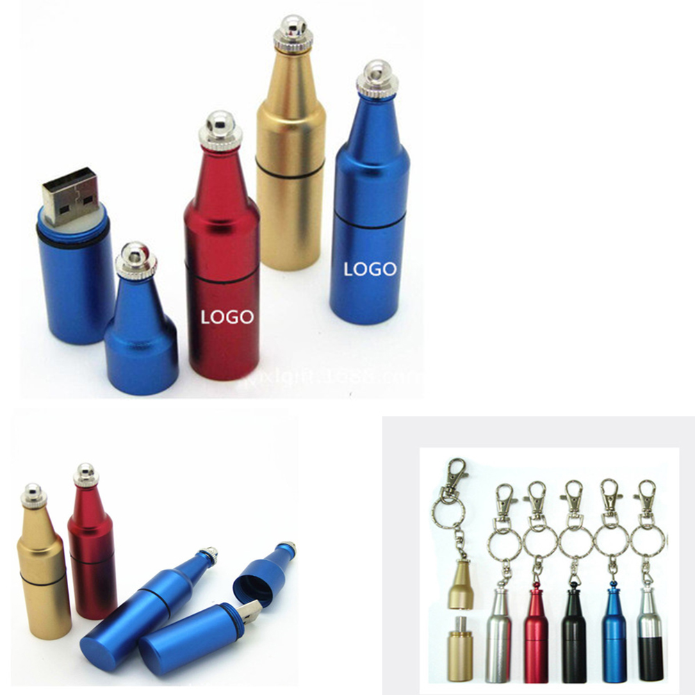 8 GB Beer Bottle Shape USB Flash Drive 1