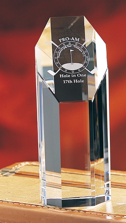Designer Crystal Octagon Tower Award 1