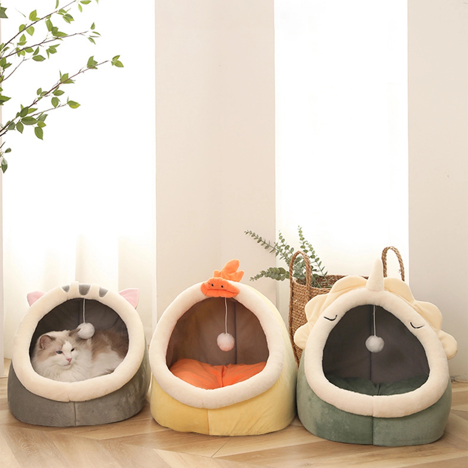 Oxford Cloth Cage Cat House Pet Pen 3