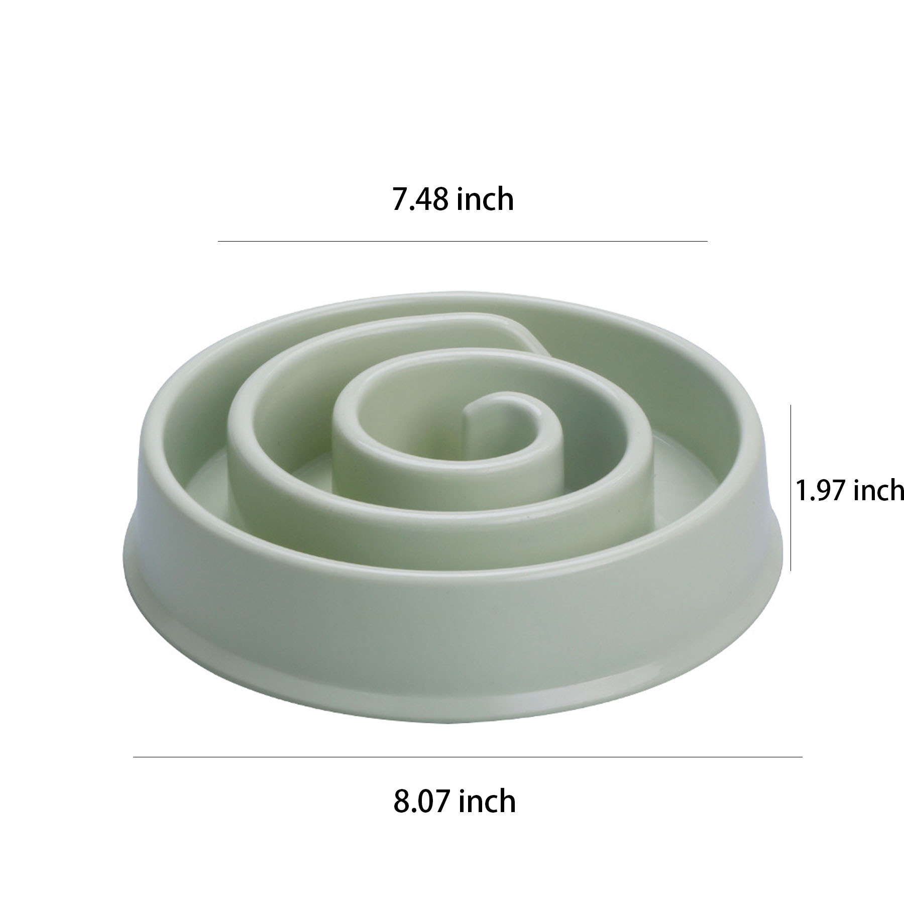 Snail Style Pet Slow Food Bowl 5