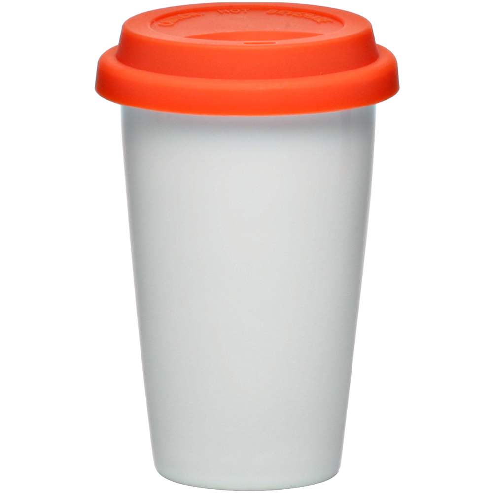 11 oz. Double Wall Ceramic Tumblers with Lid 8
