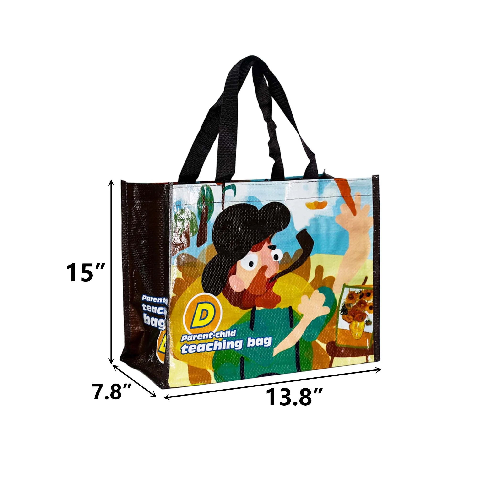 PP Laminated Full-Color Woven Bag, custom tote bag with logo imprint 5