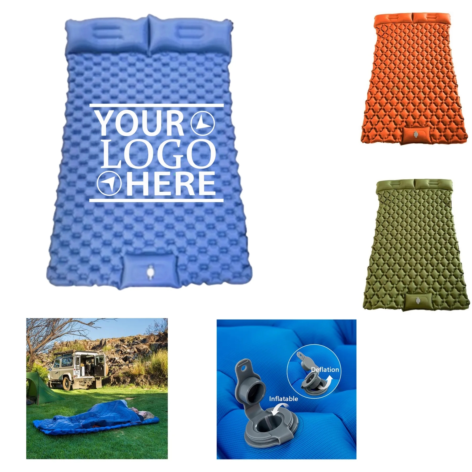 Outdoor Double Inflatable Mattress 2