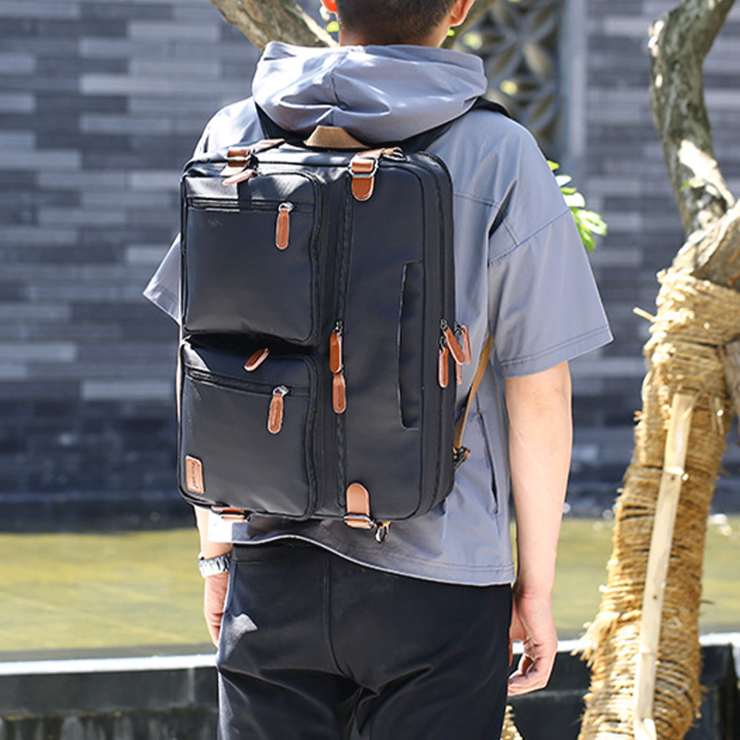15.6 inch Polyester Laptop Briefcase messenger bag 5
