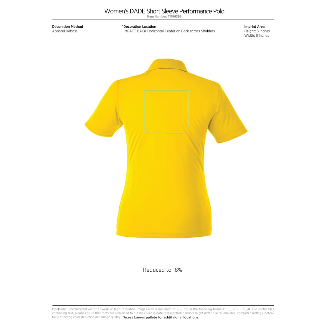 Women's DADE Short Sleeve Polo 193