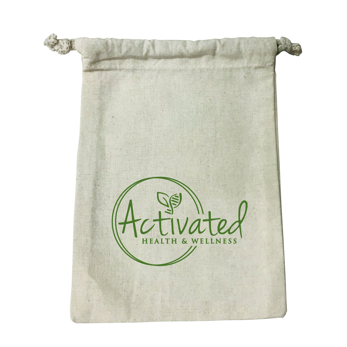 Cotton Drawstring Pouch - 6" x 8"