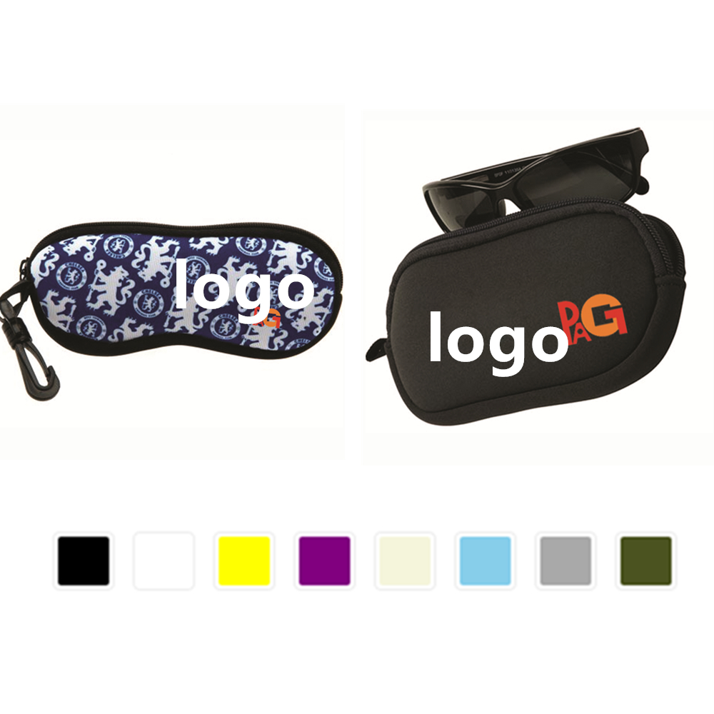 Neoprene Eye Glasses Case Holder With Clip 4