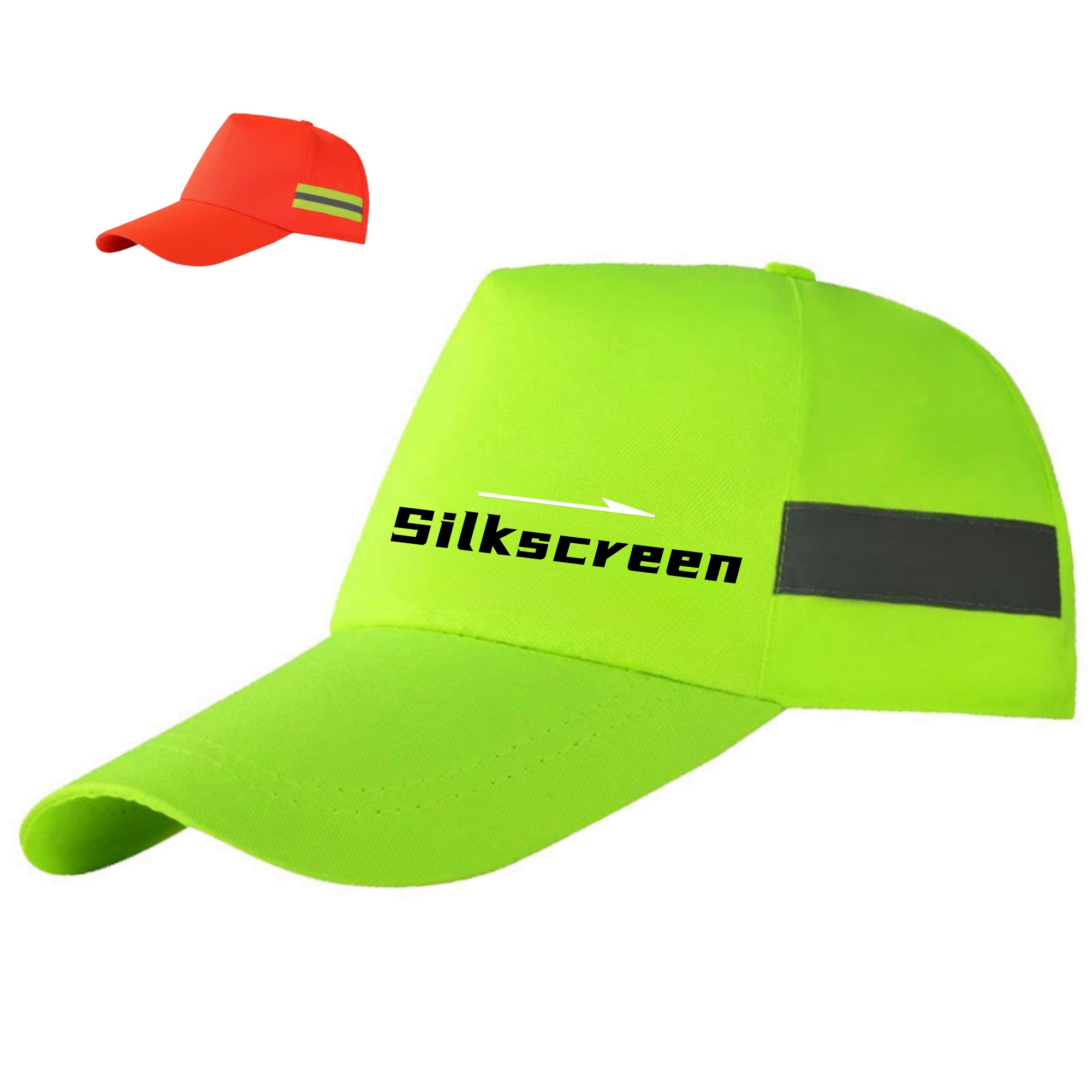 Reflective Cap Breathable Safety Baseball Hat 3