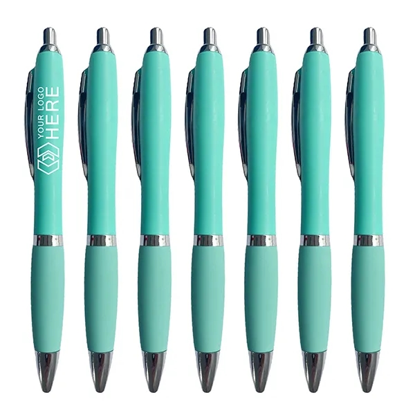 Comfort Grip Ballpoint Pen- Teal color 1