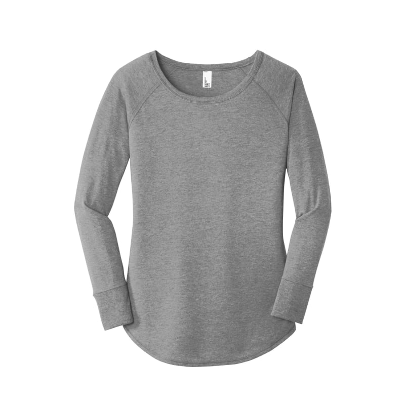 District Women's Perfect Tri Long Sleeve Tunic Tee. 11