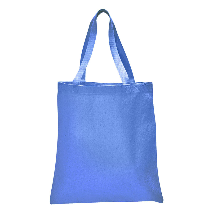 Value 6 oz Cotton Canvas Tote Bag - 15"W x16"H x 3"D x 7
