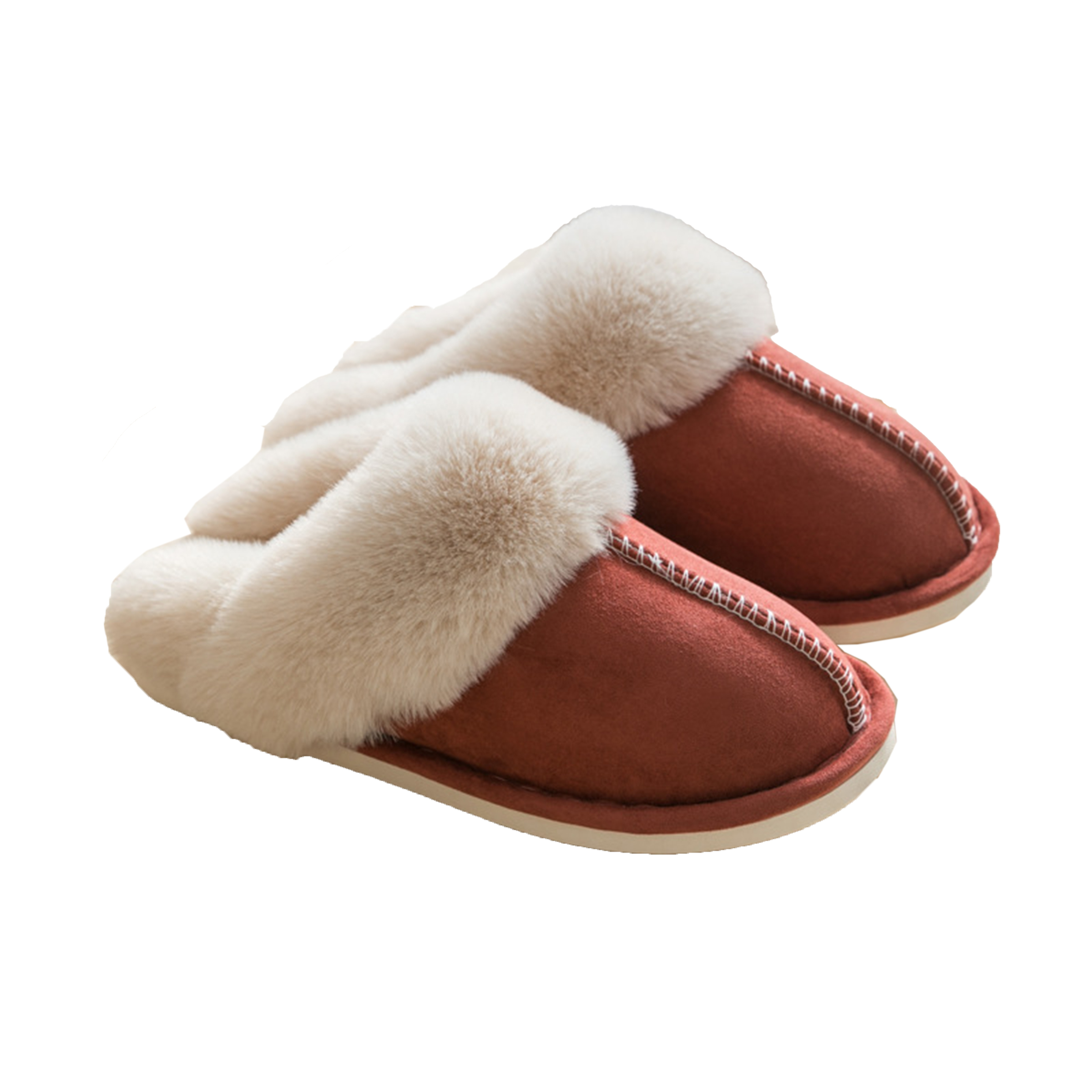 Suede Indoor And Outdoor Warm Slippers 2