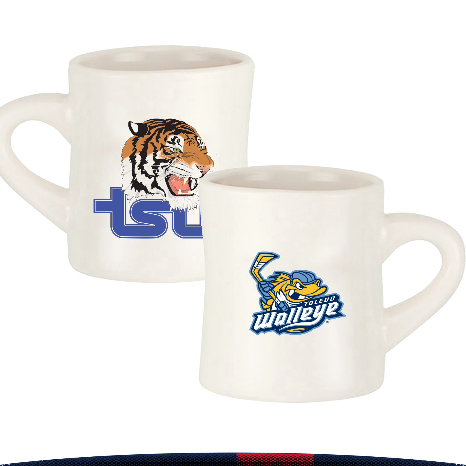 11 oz. Thick Handle Dinner Mugs 1