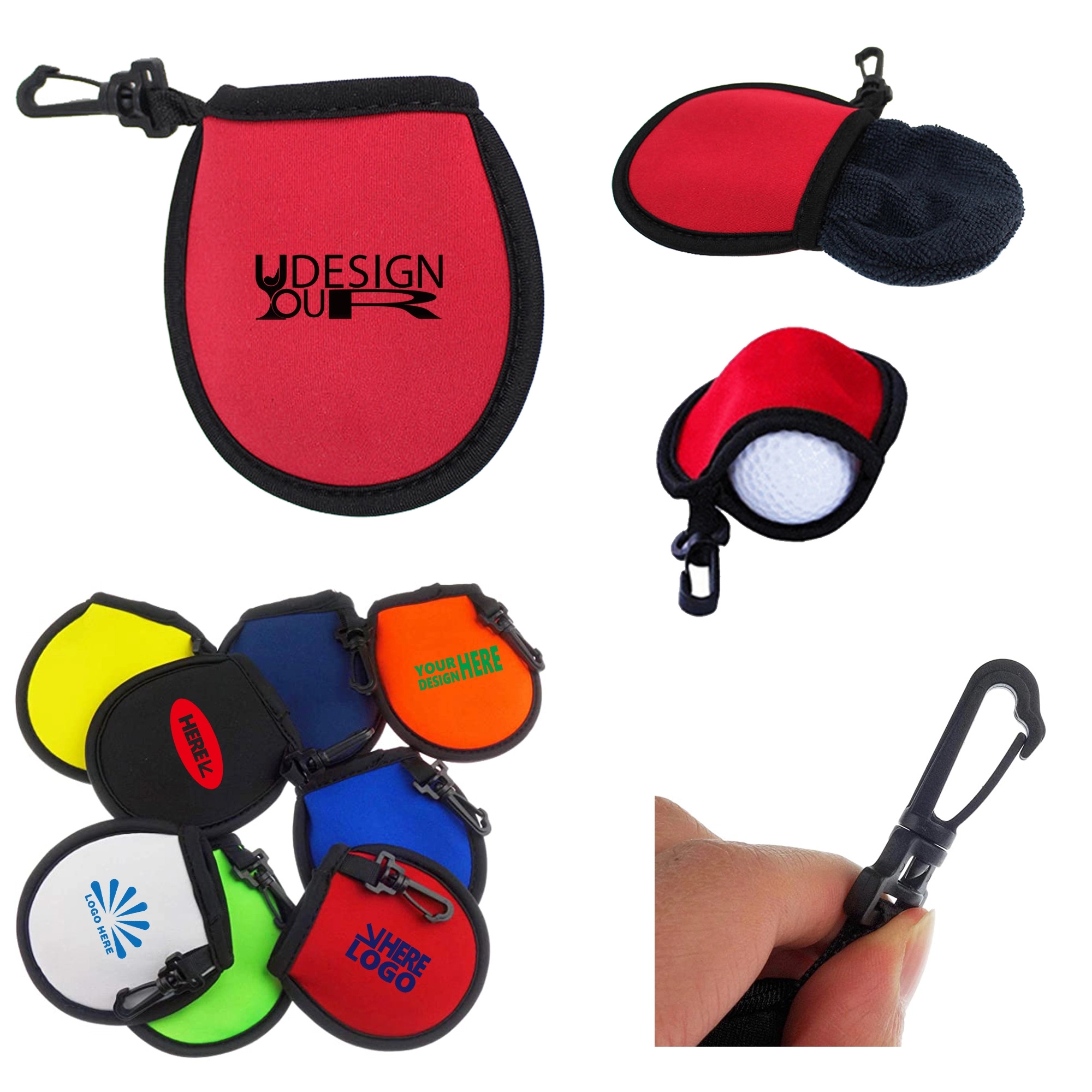 Golf Ball Cleaning Pouch 6