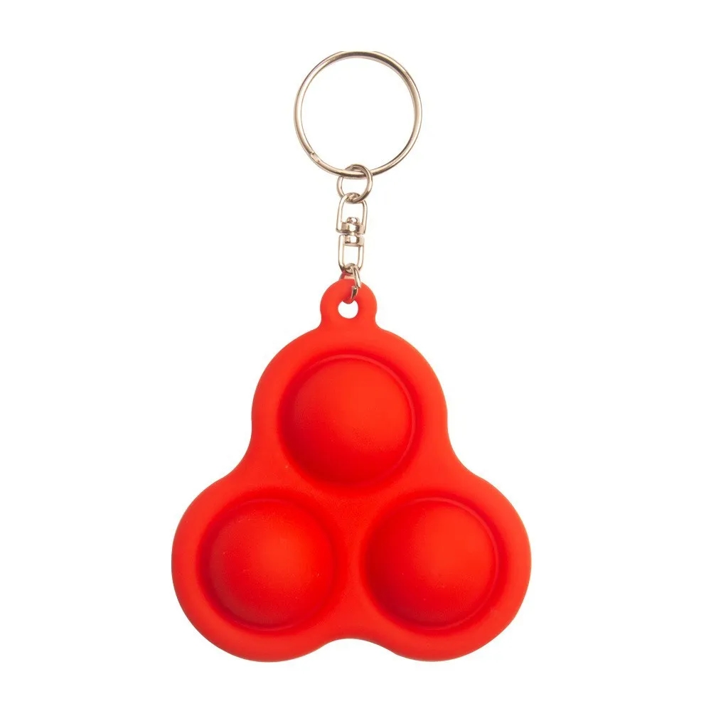 Bubble Triangle Push Pop Keychain 5
