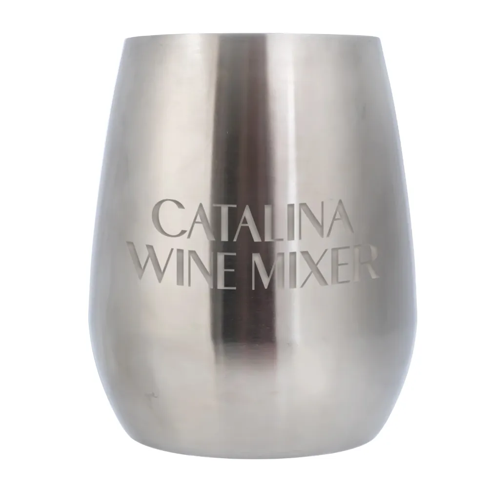 Stainless Steel Insulated Round 1-Bottle Chiller 1