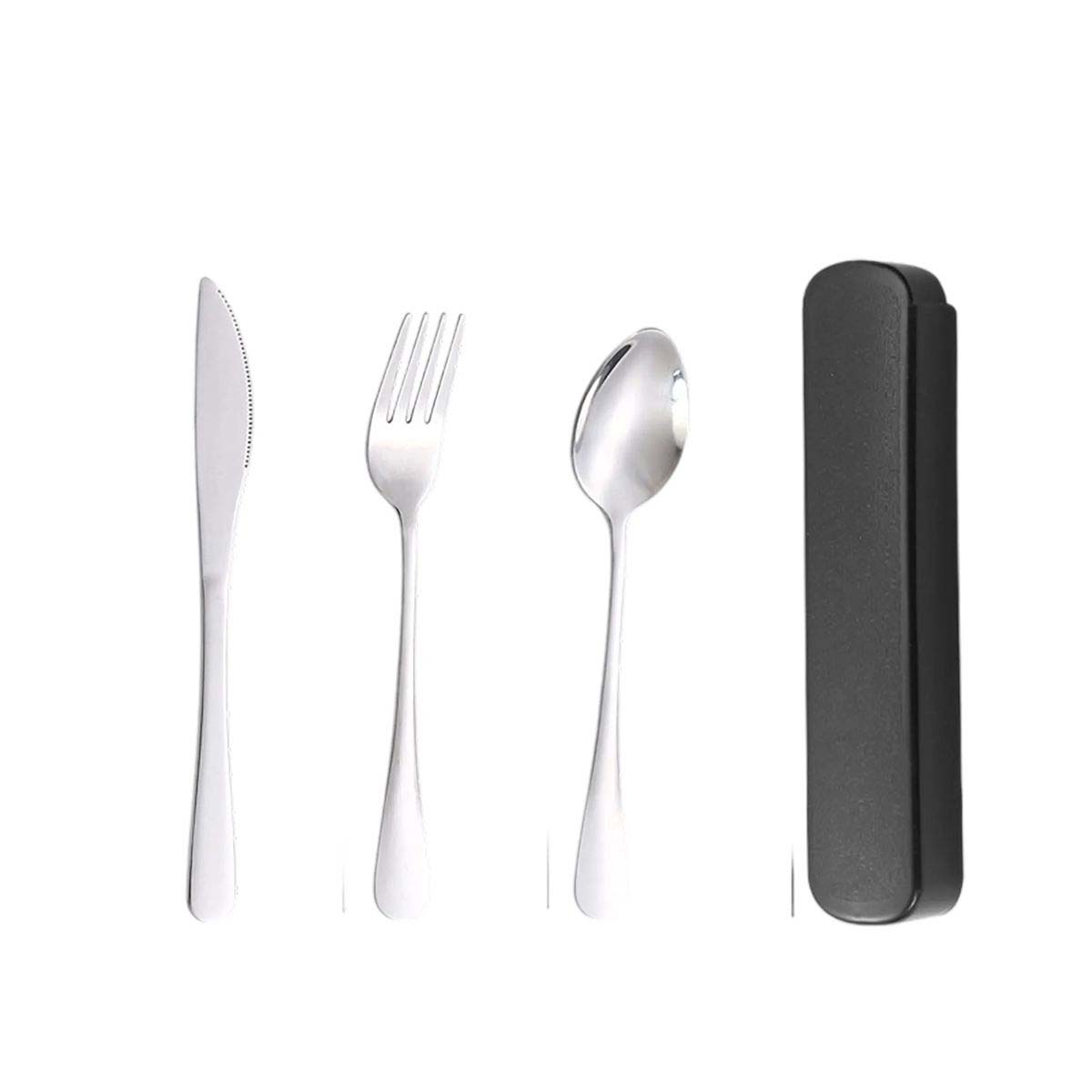 Travel Cutlery Set Stainless Steel Portable 4