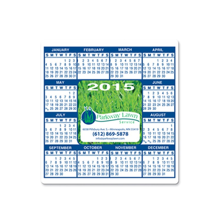 Calendar Square Magnet - Full Color 3