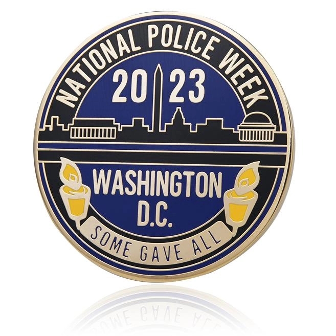1.25" Custom Shape Hard Enamel Coins (Color Both Side) 8