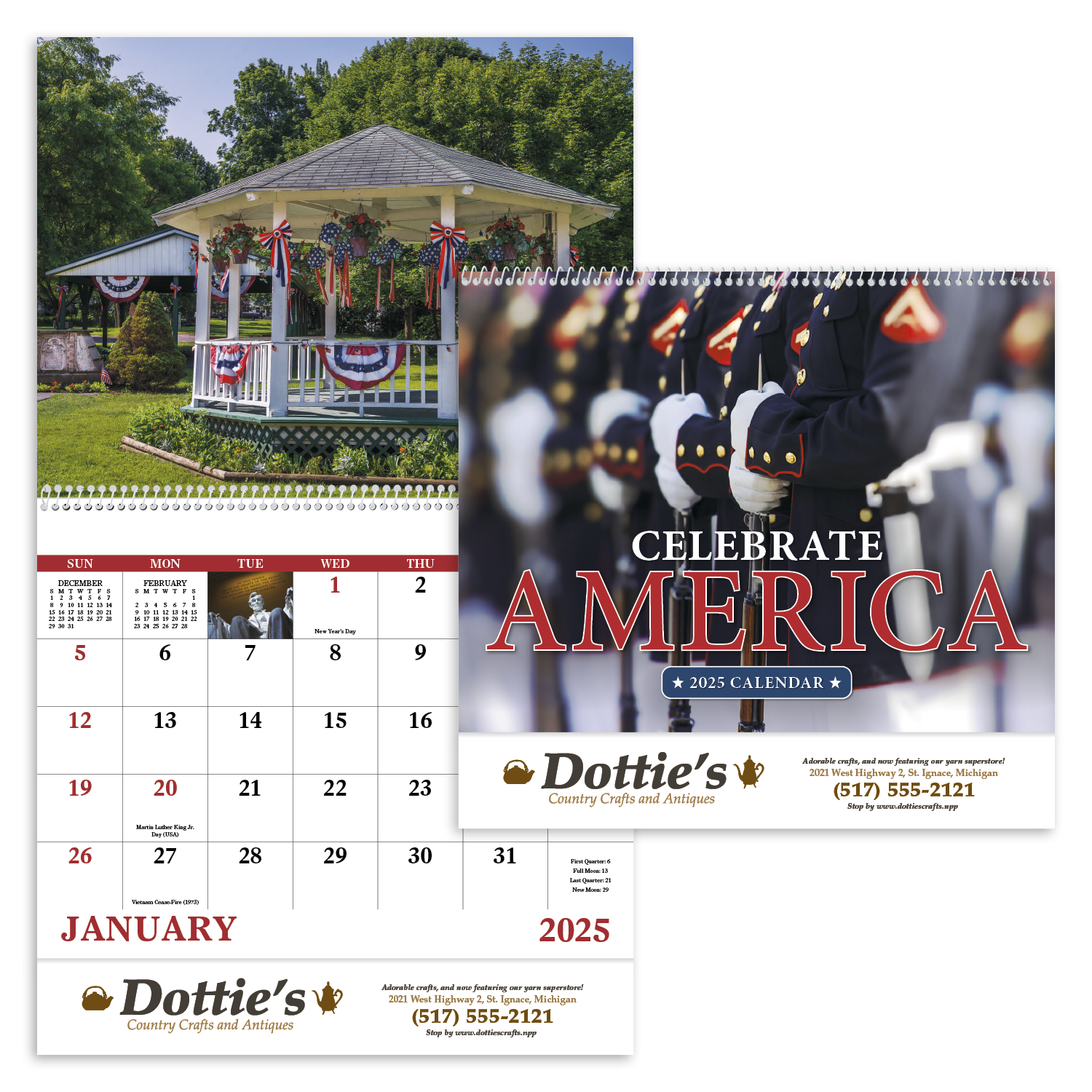 Good Value™ Celebrate America - Spiral Calendar 12