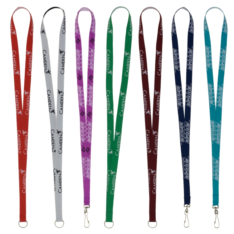 "EASTMAN" 1/2" Super Fine Detail Woven-In Lanyard (Overseas Production 8-10 Weeks) 1