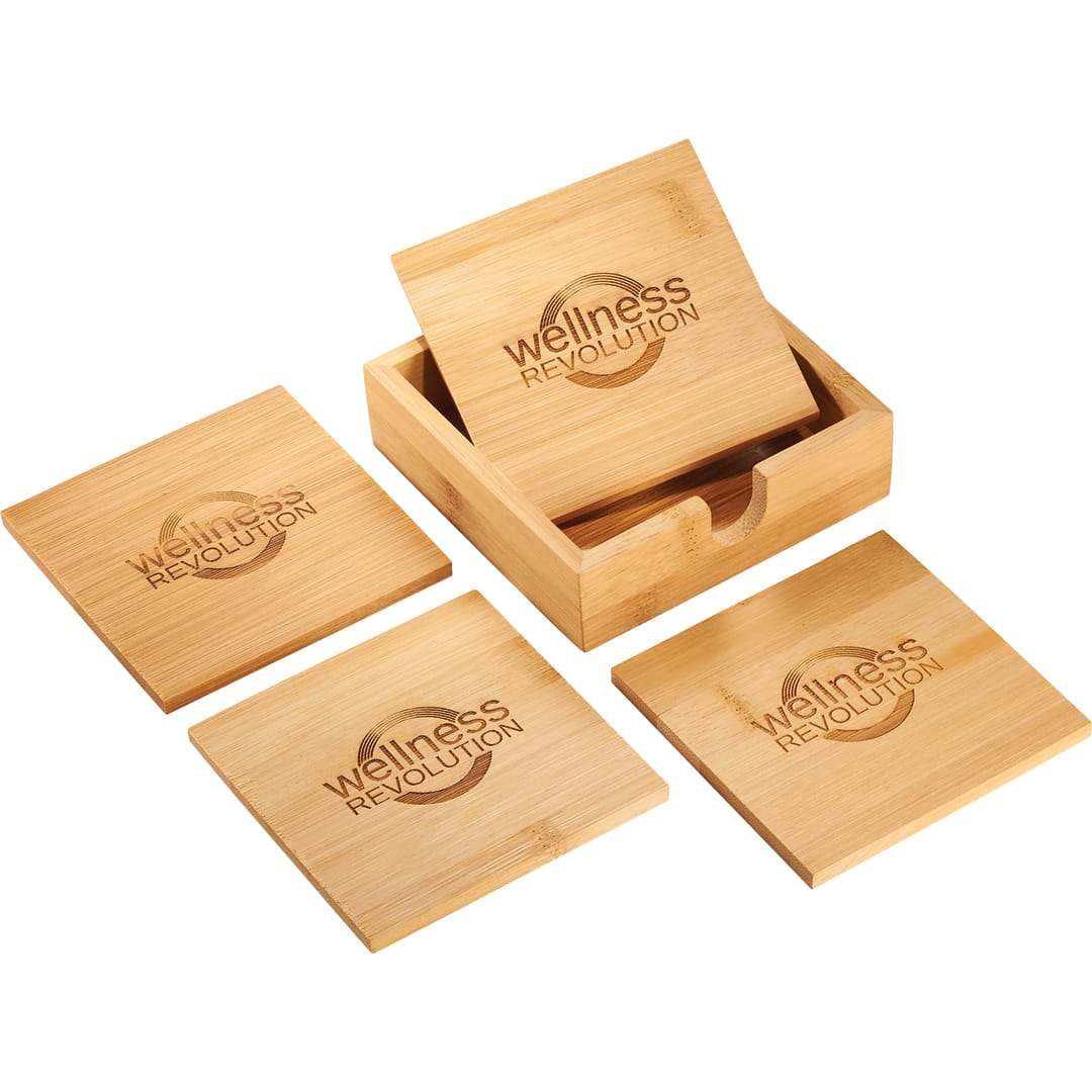 Bamboo Coaster Set 29