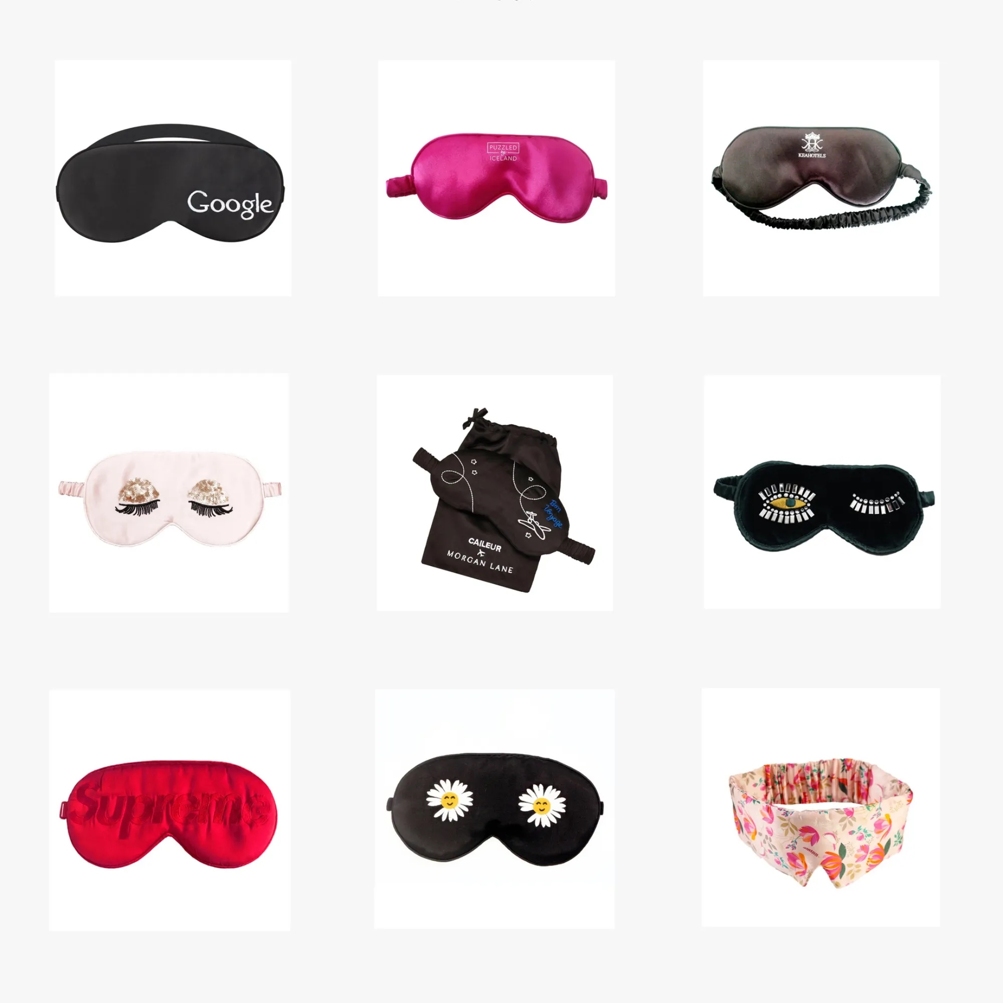Full-Color Adjustable Soft Silk Eye Mask For Children 3