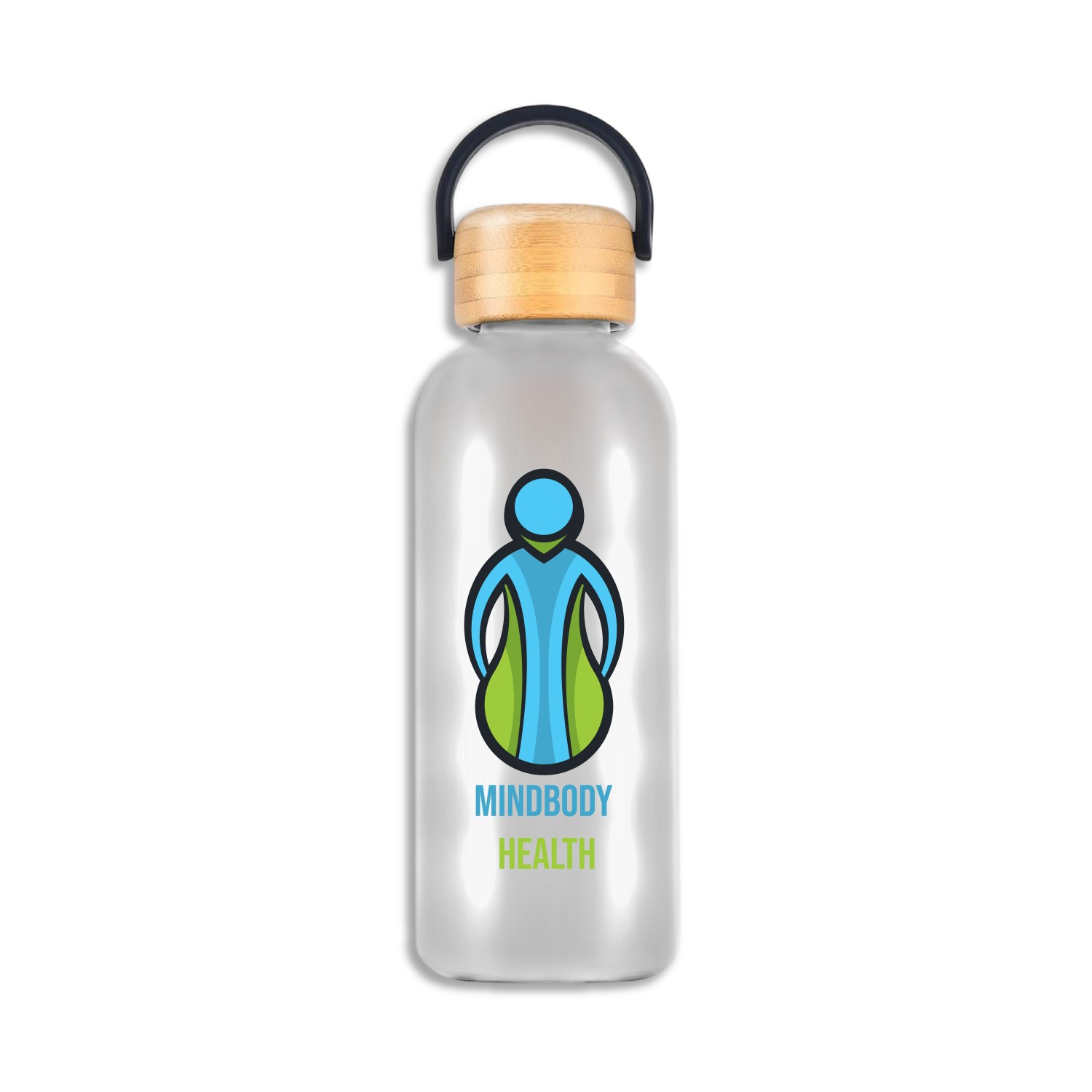 Vail 21 oz RPET Water Bottle with Bamboo Lid 22