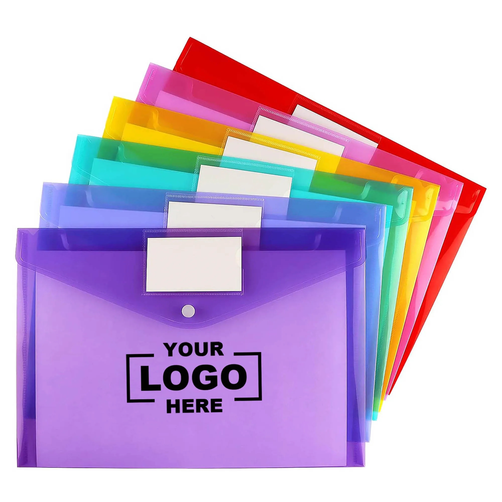 A4 Transparent Plastic File Bag